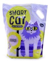Smart cat силикагелевый наполнитель с ароматом лаванды