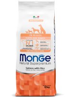 Monge (Монж) dog speciality puppy&junior корм для щенков всех пород лосось с рисом