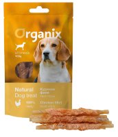 Organix (Органикс) лакомство для собак «твистеры куриные» (100% мясо) (chicken fillet twist stick)