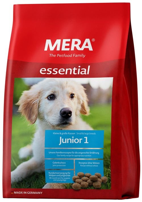 Mera (Мера) MERA ESSENTIAL JUNIOR 1 (для щенков мал. и ср. пород до конца периода роста, крупн. пород до 6-ти месяцев)