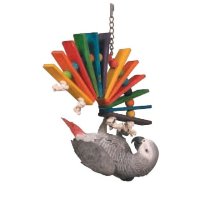 Super bird игрушка для крупных попугаев (l) "peacock sr. "