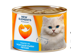 NEW ELEMENTS (Нью Элементс) Консервированный корм для кошек 
