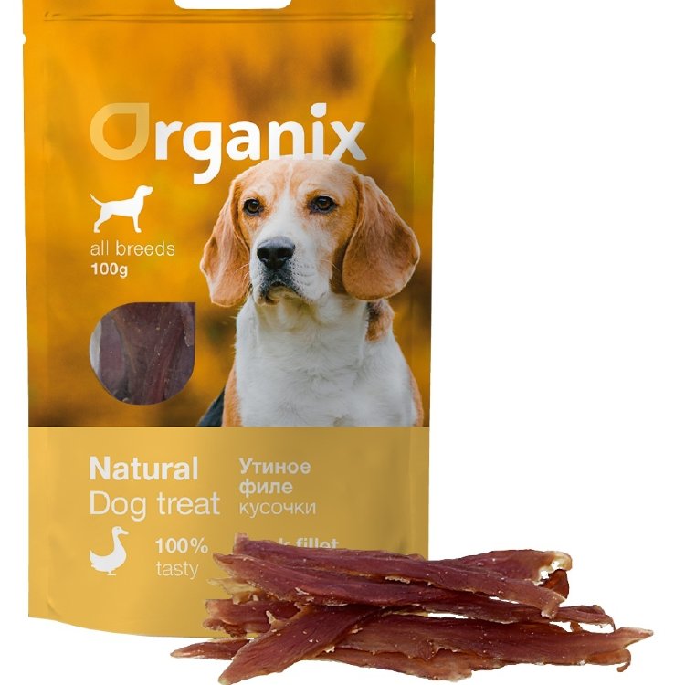 Organix (Органикс) лакомство для собак «утиное филе» (100% мясо) (duck fillet whole)