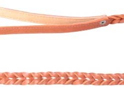 Collar поводок плетеный ,двойная коса (ширина 20мм,длина 122 см)