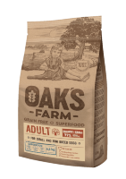 OAKs FARM (Оакс Фарм) GF сухой корм для собак мелк.и карликовых пород, Лосось и Криль