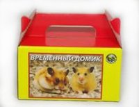 Вака переноска картонная для хомяков и мышей