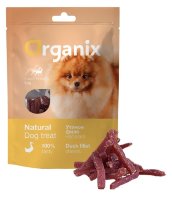 Organix (Органикс) лакомство для собак малых пород «нарезка утиного филе» 100% мясо (duck fillet shredding for small breeds)