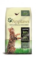 Applaws (Аплаус) беззерновой для кошек "курица и ягненок 80 20%" (dry cat chicken with lamb)