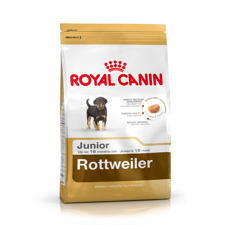 Royal Canin (Роял Канин) rottweiler junior корм для щенков породы ротвейлер (до 18 месяцев)