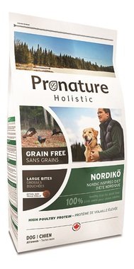 Pronature (Пронатюр) holistic  gf корм  для собак нордико (крупная гранула) с индейкой