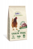 Lifecat (Лайфкет) Adult Grain Free chicken беззерновой корм со свежей курицей для кошек