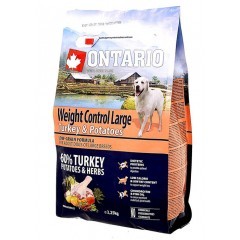 Ontario (Онтарио) Для собак крупных пород Контроль веса с индейкой и картофелем