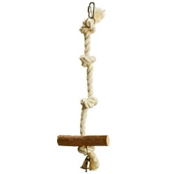Karlie игрушка для птиц лесенка с колокольчиком, сизаль, дерево