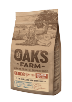 OAKs FARM (Оакс Фарм) GF сухой корм для собак 6+ мелких и карлик.пород, Лосось