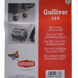 Stefanplast Колеса для переносок Gulliver и Gulliver Deluxe 1,2,3 (Set 4 360° castors)