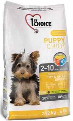 1st Choice (Фест Чойс) puppy toy&small breeds для щенков миниатюрных и мелких пород курица