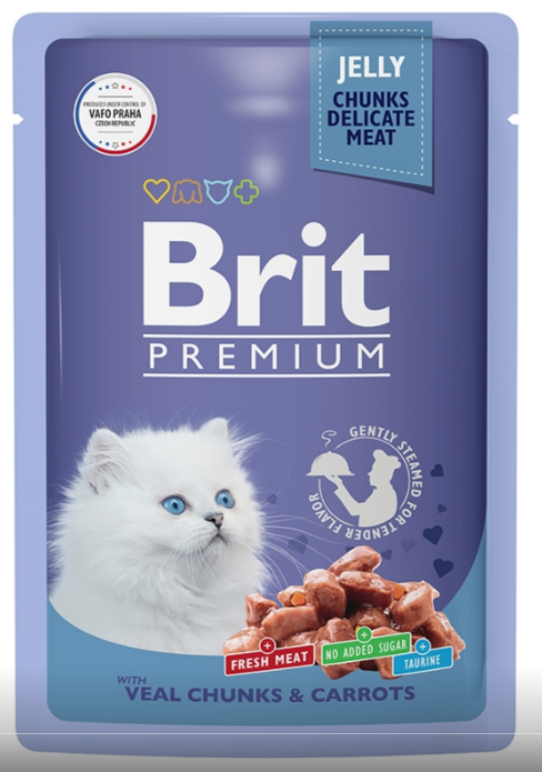 Brit (Брит) Premium Пауч для котят в желе 85г