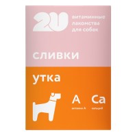 2u (Тую) Витаминное лакомство для собак "Для здоровья зубов и костей", 60 таб.