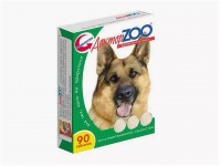 Доктор  Zoo для собак мультивитаминное лакомство с протеином и L-карнитином "Здоровье и красота" 90 таб.