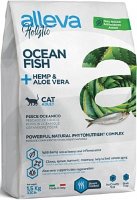 Alleva (Алева) holistic ocean fish для взрослых кошек с океанической рыбой, коноплей и алое вера