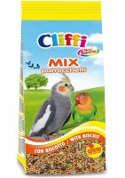 Cliffi (италия) смесь отборных семян для крупных попугаев с бисквитом (superior mix exotics with biscuit)