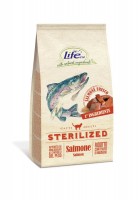 Lifecat (Лайфкет) Adult Sterilized Salmon корм для стерилизованных кошек со свежим лососем