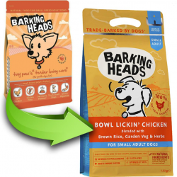 Barking Heads (Баркинг Хеадс) для собак Малых пород с чувствительным пищеварением с курицей и рисом 