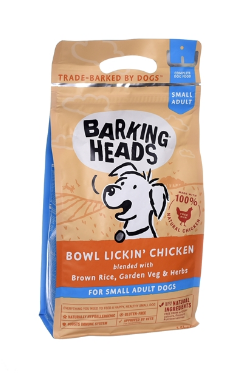 Barking Heads (Баркинг Хеадс) для собак Малых пород с чувствительным пищеварением с курицей и рисом 