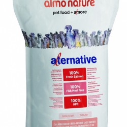 Almo Nature (Алмо Натур) корм со свежим лососем и рисом (50 % мяса) для собак средних и крупных пород