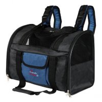 Trixie сумка - рюкзак для кошек и собак до 8 кг, нейлон, черно синий