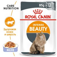 Royal Canin (Роял Канин) intense beauty кусочки для кошек от 1 до 10 лет с чувствительной кожей или проблемной шерстью