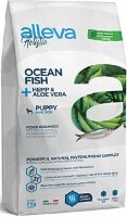 Alleva (Алева) holistic puppy/junior ocean fish mini Беззерновой полнорационный корм для щенков и юниоров мелких пород. Океаническая рыба, конопля и алоэ вера