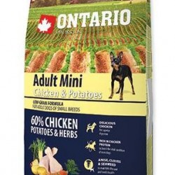 Ontario (Онтарио) для собак малых пород с курицей и картофелем