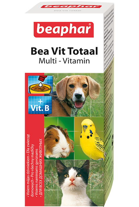 Beaphar vit total витамины во время линьки  для кошек, собак, птиц и грызунов