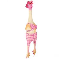 Trixie игрушка "курица", кудахтающая, латекс,