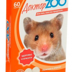Доктор  Zoo Мультивитаминное лакомство для Грызунов 60таб.