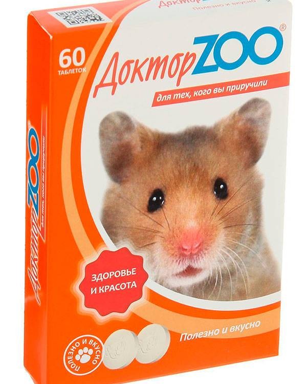 Доктор  Zoo Мультивитаминное лакомство для Грызунов 60таб.