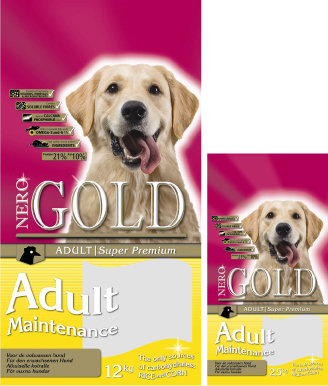 Nero Gold (Неро Голд) для взрослых собак: курица и рис, контроль веса (adult maintenance 21 10)