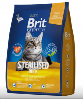 Brit (Брит) Premium Cat Duck & Chicken сухой премиум класса с уткой и курицей для взрослых стерилизованных кошек