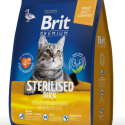 Brit (Брит) Premium Cat Duck & Chicken сухой премиум класса с уткой и курицей для взрослых стерилизованных кошек