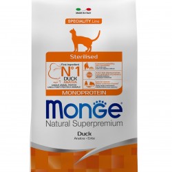 Monge (Монж) cat Sterilised Duck корм для стерилизованных кошек с уткой