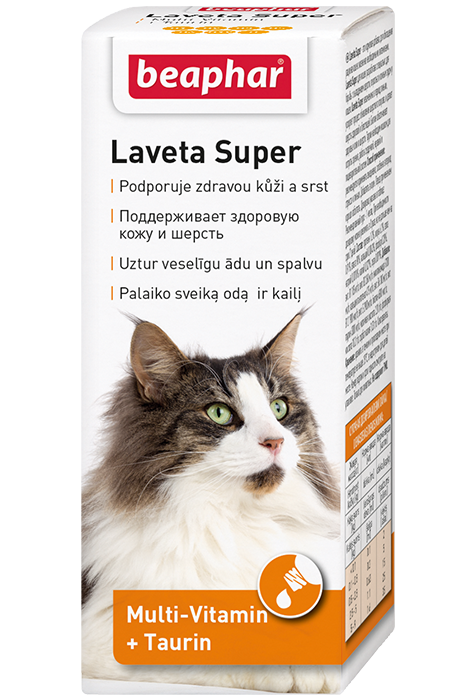 Beaphar витамины для кожи и шерсти кошек, масло (laveta super for cats)
