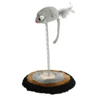 Trixie мышь на пружине
