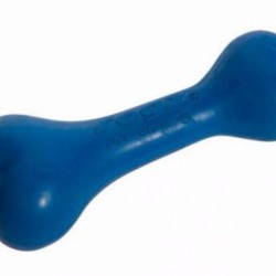 Rogz Игрушка для собак Кость из литой резины, синий (DA BONE RUBBER CHEW TOY)