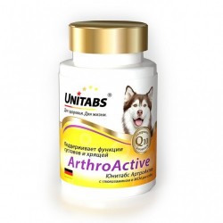 Экопром юнитабс unitabs arthroаctive с глюкозамином и мсм для собак