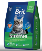 Brit (Брит) Premium Cat Sterilized Chicken сухой корм премиум класса с курицей для стерилизованных кошек