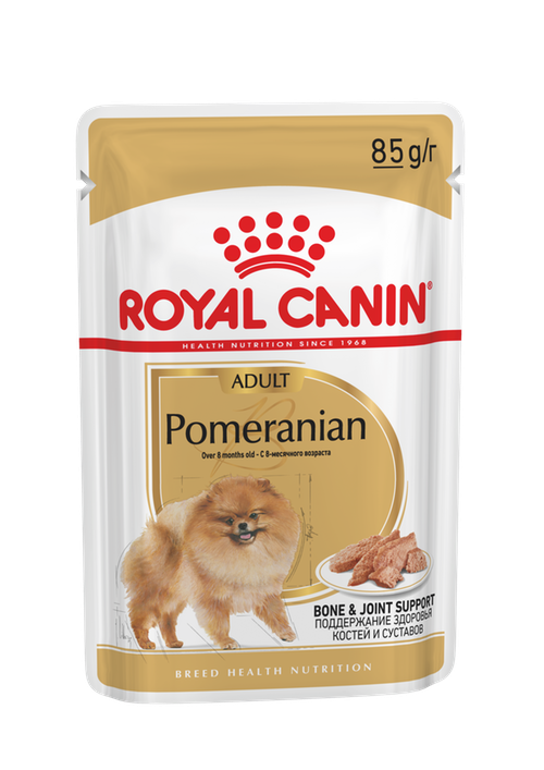 Royal Canin (Роял Канин) pomeranian adult для взрослых собак породы померанский шпиц (паштет)