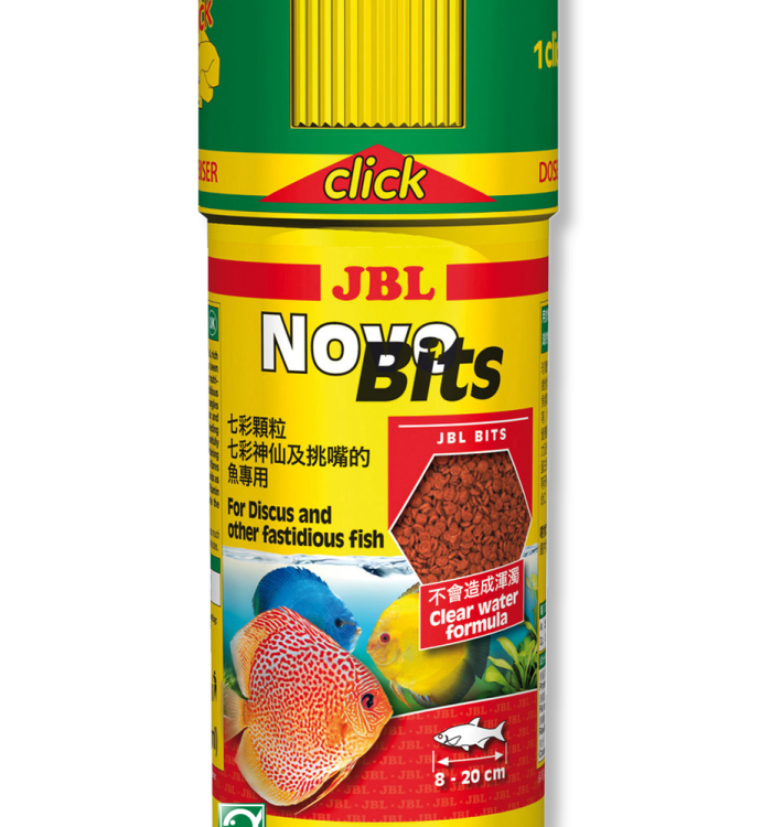JBL (ДЖБЛ) NovoBits CLICK - Основной корм в форме гранул для привередливых аквариумных рыб