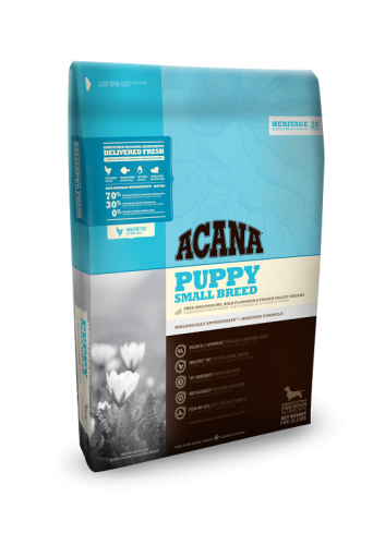 Acana (Акана) puppy small breed для щенков мелких пород (heritage)
