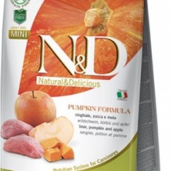 Farmina (Фармина) N&D GF PUMPKIN беззерновой сухой корм д/с MINI кабан с яблоком и тыквой